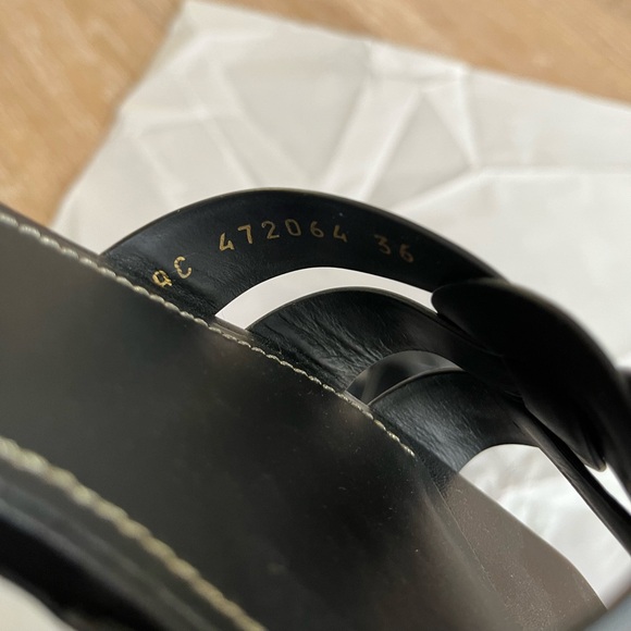 Saint Laurent Tribute Mule Sandals - Picture 8 of 10